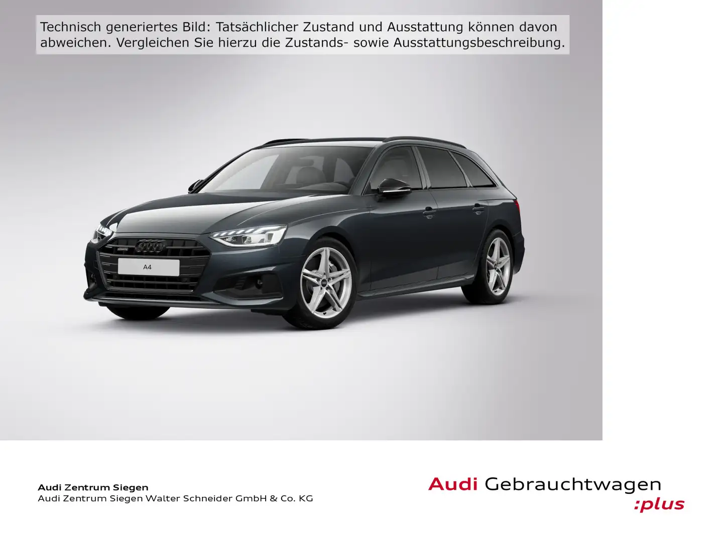 Audi A4 50 TDI quattro advanced LED Navi Optik Grau - 1