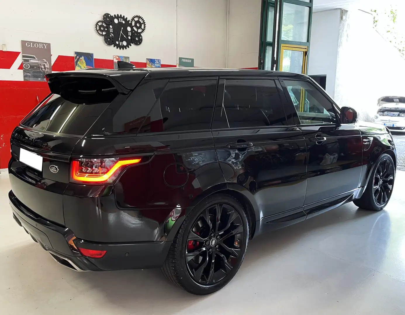 Land Rover Range Rover Sport 3.0 i6 mhev HST 400cv Hybrid CARBONIO Total Black Schwarz - 2