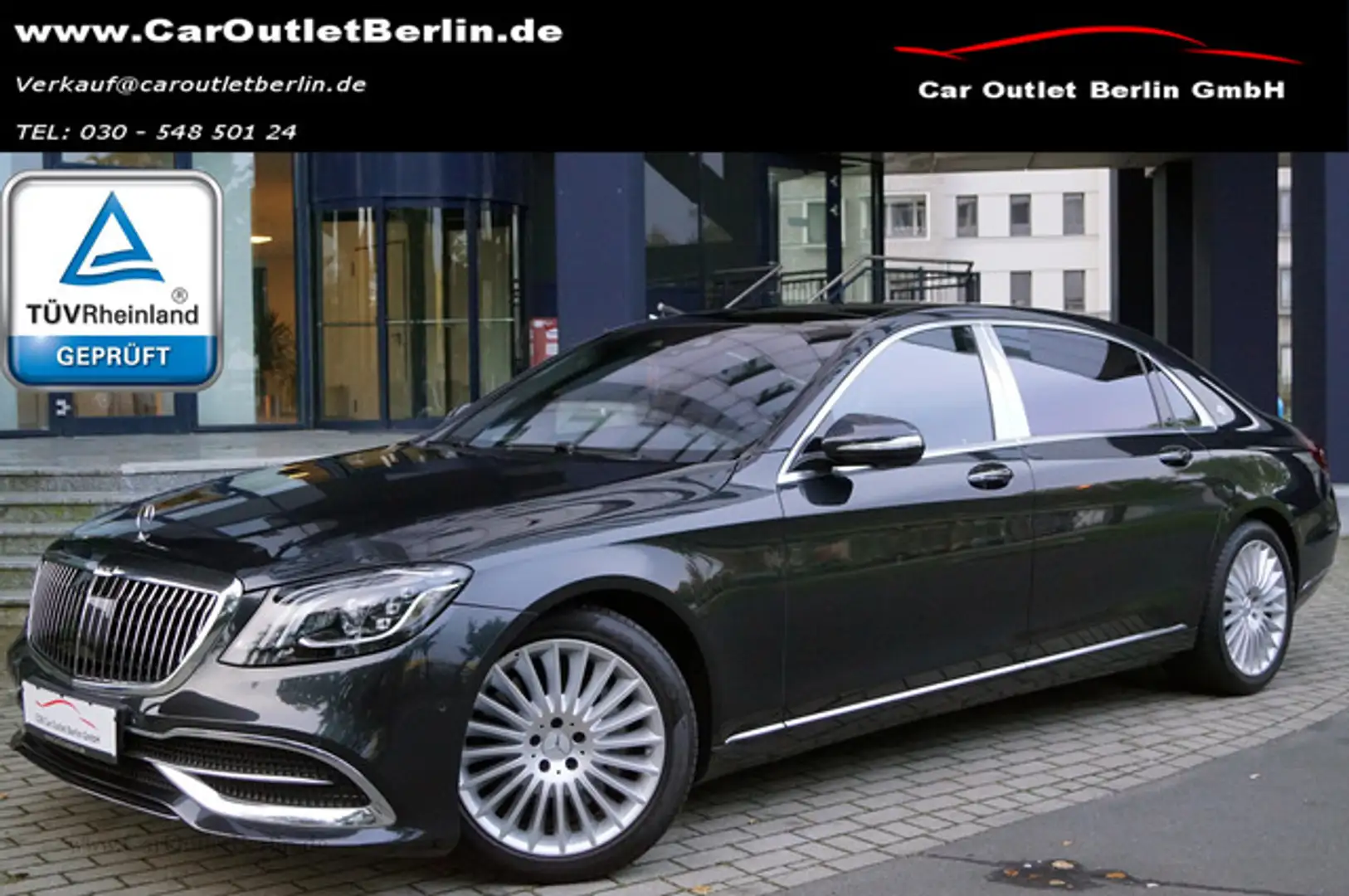 Mercedes-Benz S 560 Maybach 4Matic Exclusiv Nachtsicht Fond Entertainm Zwart - 1