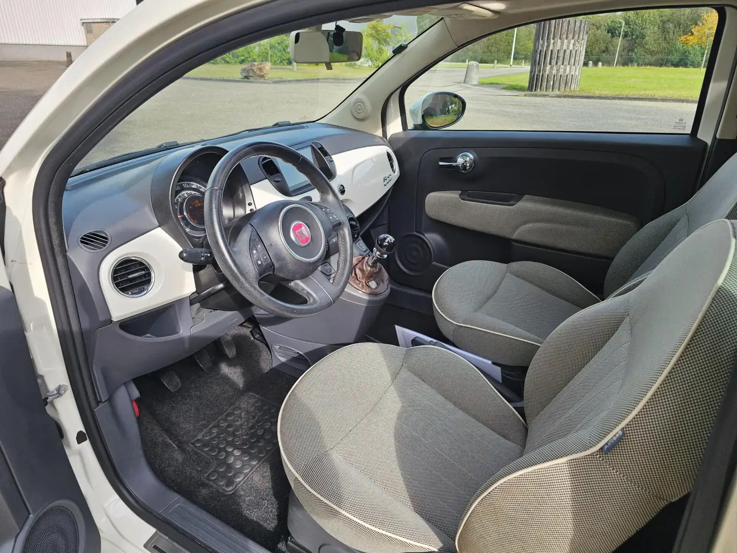 Fiat 500 1.4-16V PANORAMA/airco *apk:06-2026* Blanc - 2