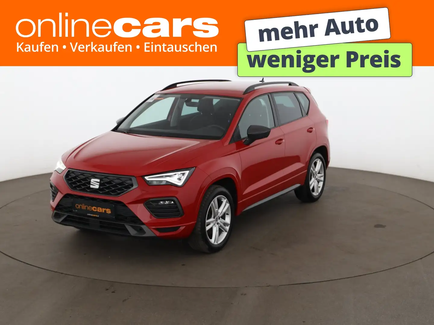 SEAT Ateca 2.0 TDI 4Drive FR Aut LED AHK SITZHZG NAVI Rot - 1