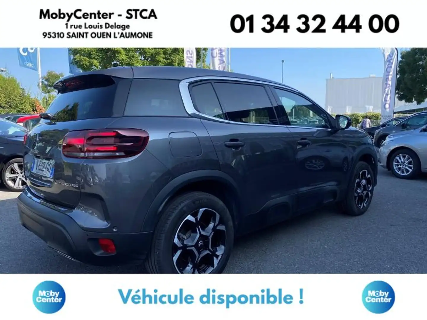 Citroen C5 Aircross 1.2 Hybride 136ch PLUS boite automatique Gris - 2