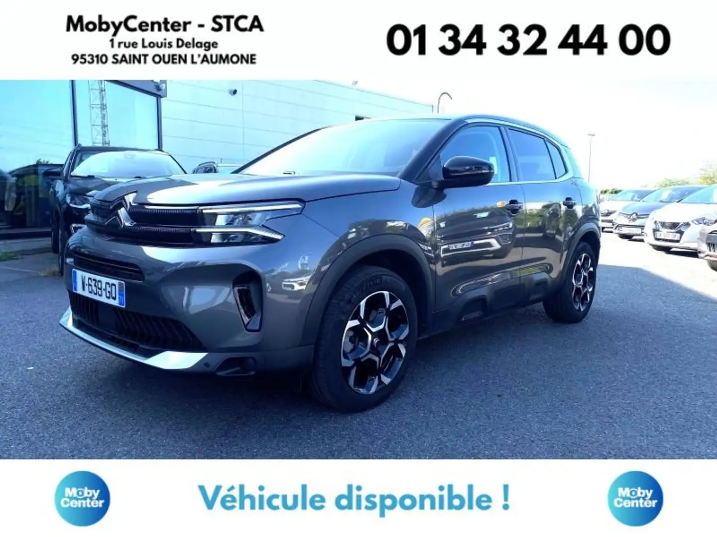 Citroen C5 Aircross 1.2 Hybride 136ch PLUS boite automatique Gris - 1