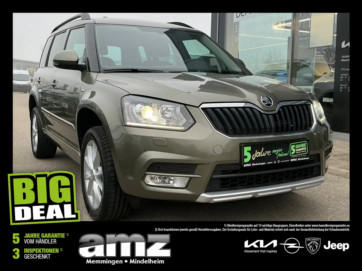 Skoda Yeti 1.4 TSI Green tec Joy *Navi*PDC*Automatik Grün - 1