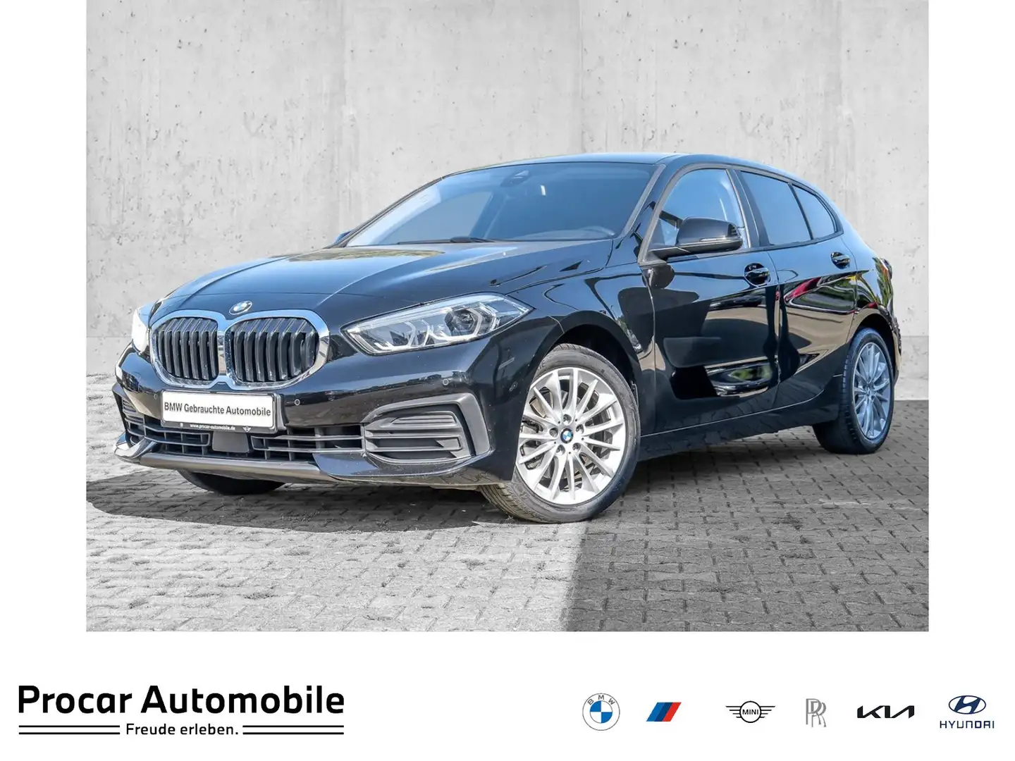 BMW 118 d 5-Türer Advantage LC Prof. Navi LED DAB PDC Schwarz - 1
