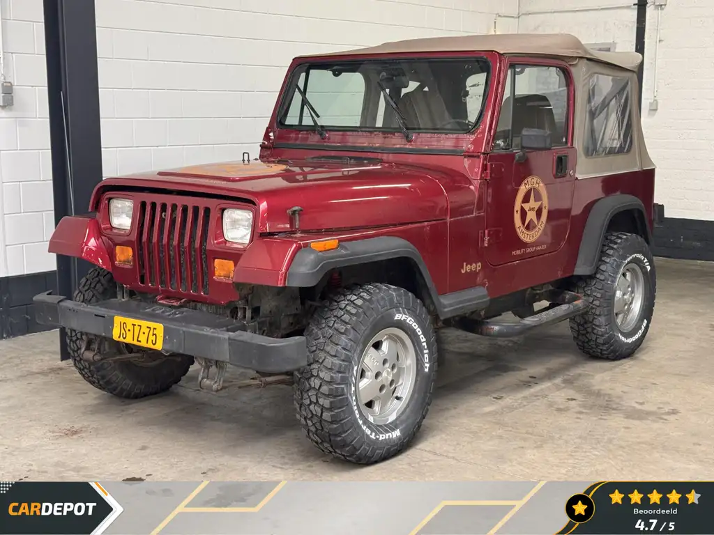 Jeep Wrangler 1993 из Европы — купить под ключ
