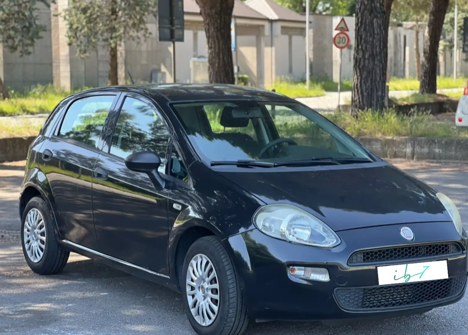 Fiat Punto Punto 5p 1.3 mjt II 16v Lounge 75cv E5+ Nero - 1