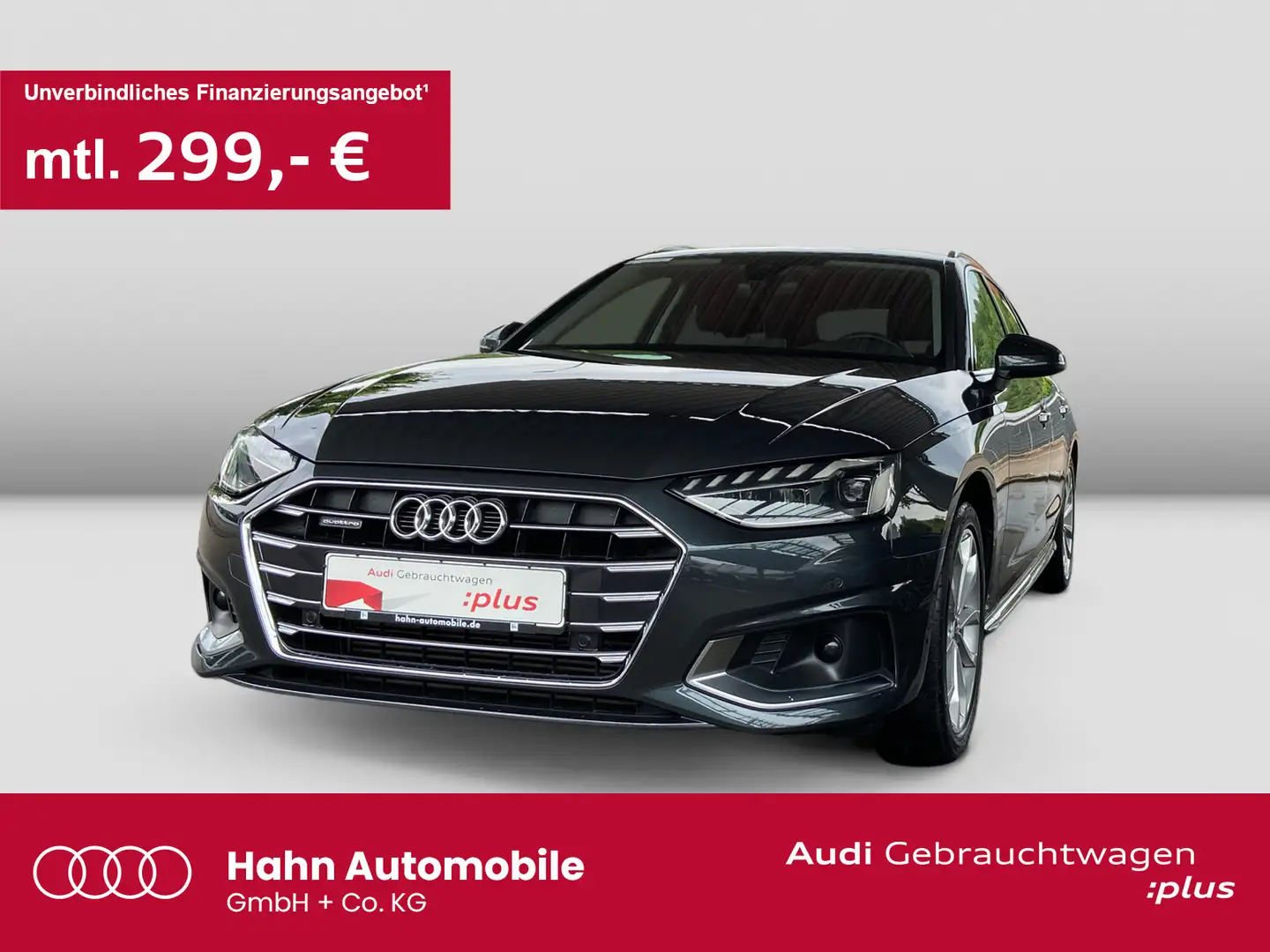 Audi A4 advanced 40TFSI quattro S tronic B&O CA Grijs - 1