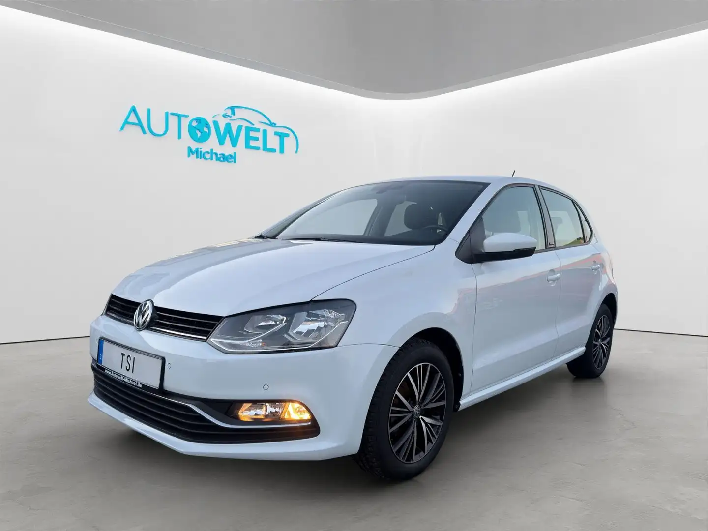 Volkswagen Polo V 1.2 TSI DSG KLIMA APP NAV PDC Insp+TÜVNeu Weiß - 1