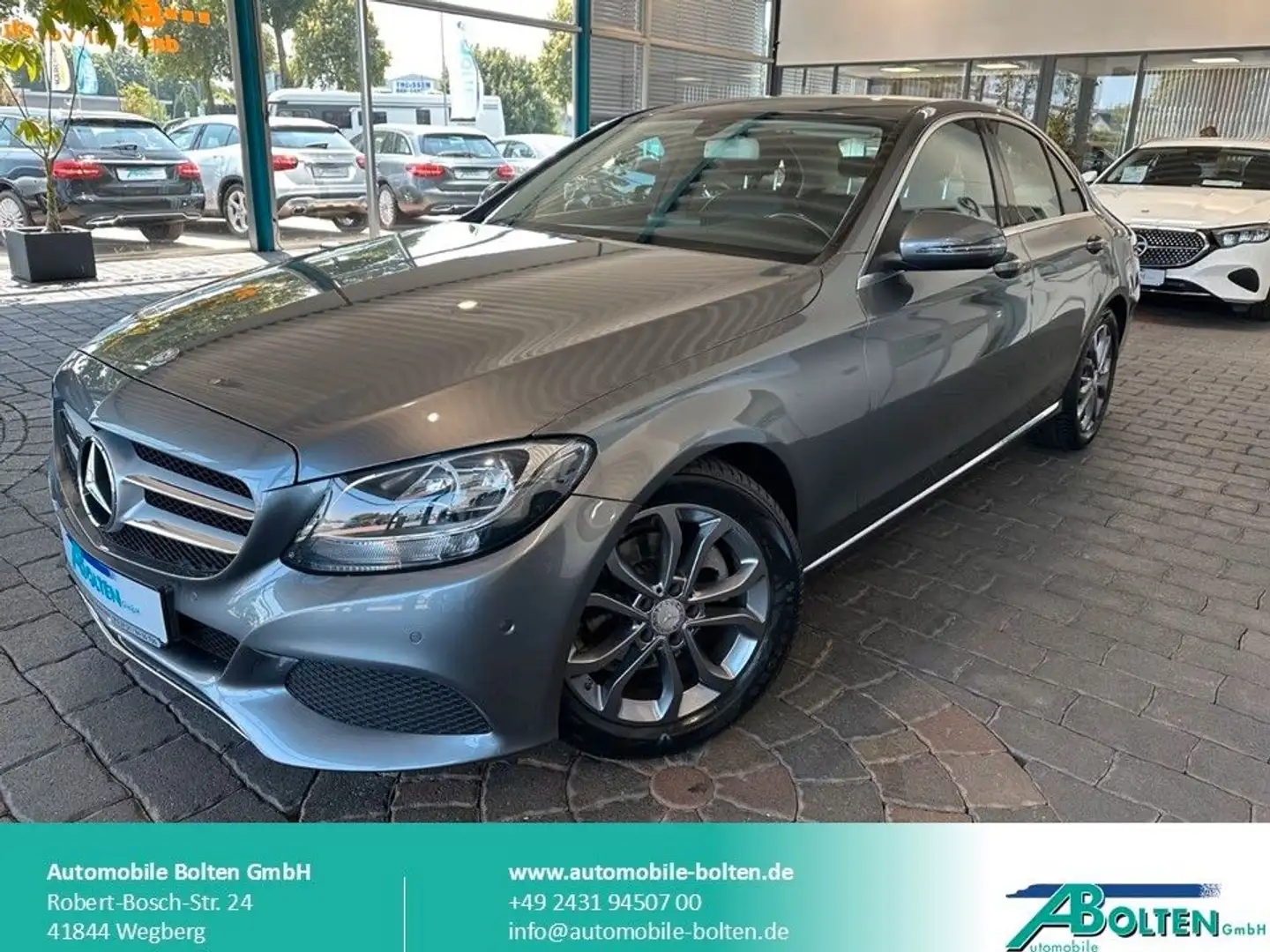 Mercedes-Benz C 180 9G tron.-Avantg.-Stdhz.-PTS-Navi Grau - 1