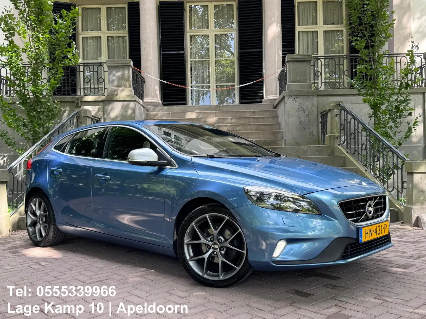 Volvo V40 2.0 D2 R-Design Business Navi Xenon Leder NL Auto Blue - 1
