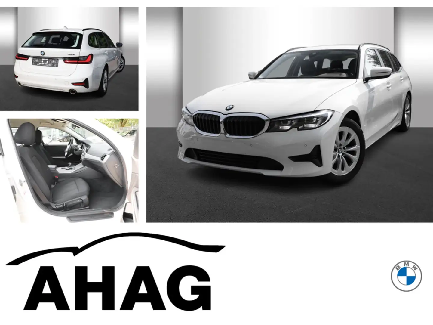 BMW 318 i Touring Advantage Auto Aut. Klimaaut. PDC Weiß - 1