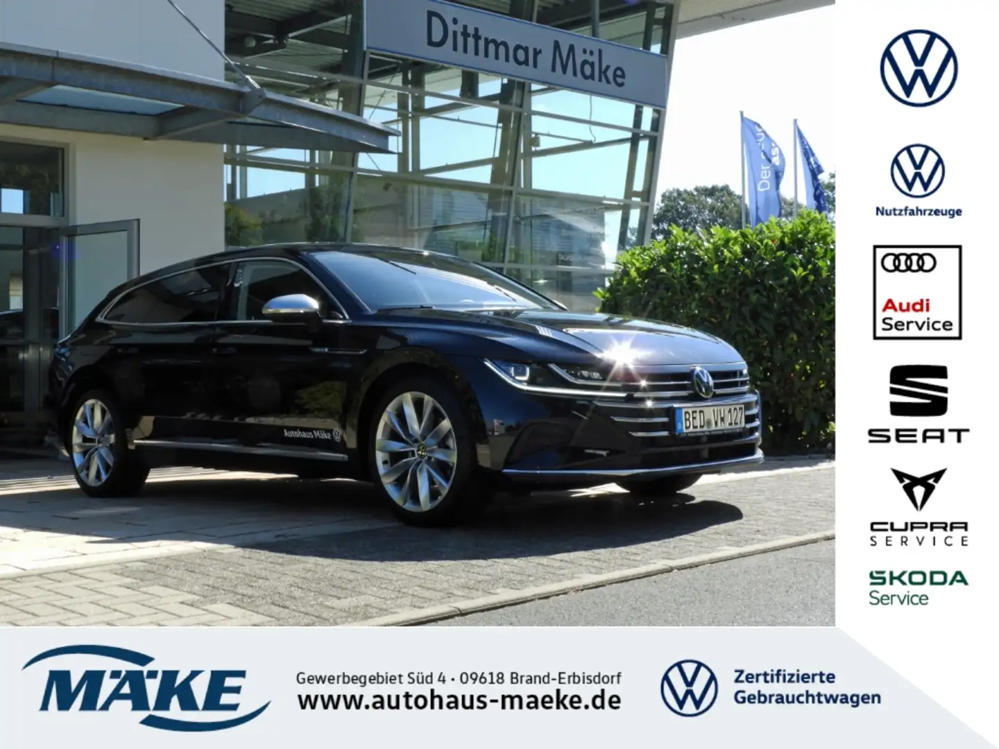 Volkswagen Arteon SB 2.0 TDI Elegance 4MOTION DSG Schwarz - 1