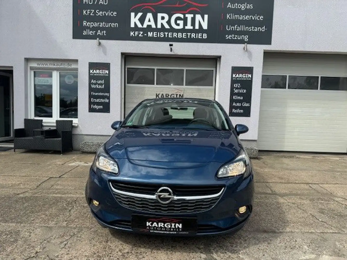 Opel Corsa E Drive 2 HAND SCHECKHEFT Bleu - 2