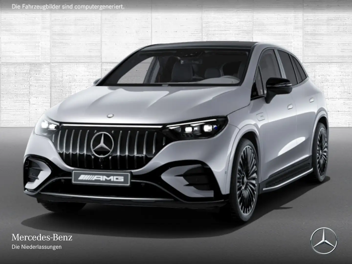 Mercedes-Benz EQE 53 4M NIGHT+DRIVERS+PANO+BURMESTER+SITZKLIMA Zilver - 2