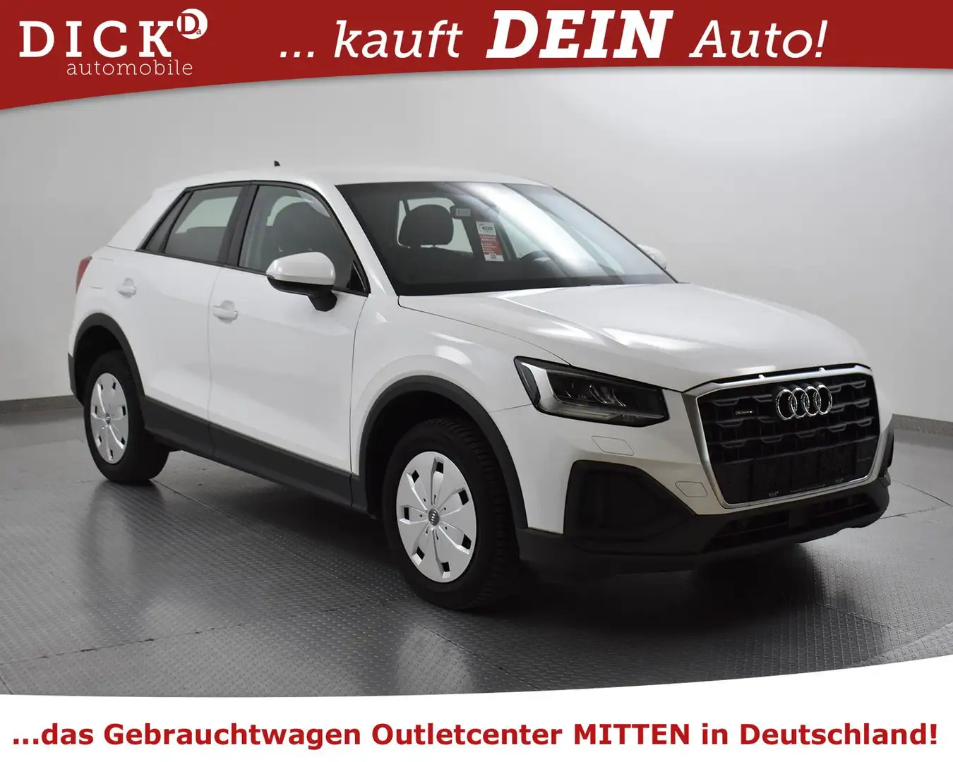 Audi Q2 35d Quatt S-Tr. LED+KLIMAUT+MFL+APS+DAB+ACC Weiß - 1