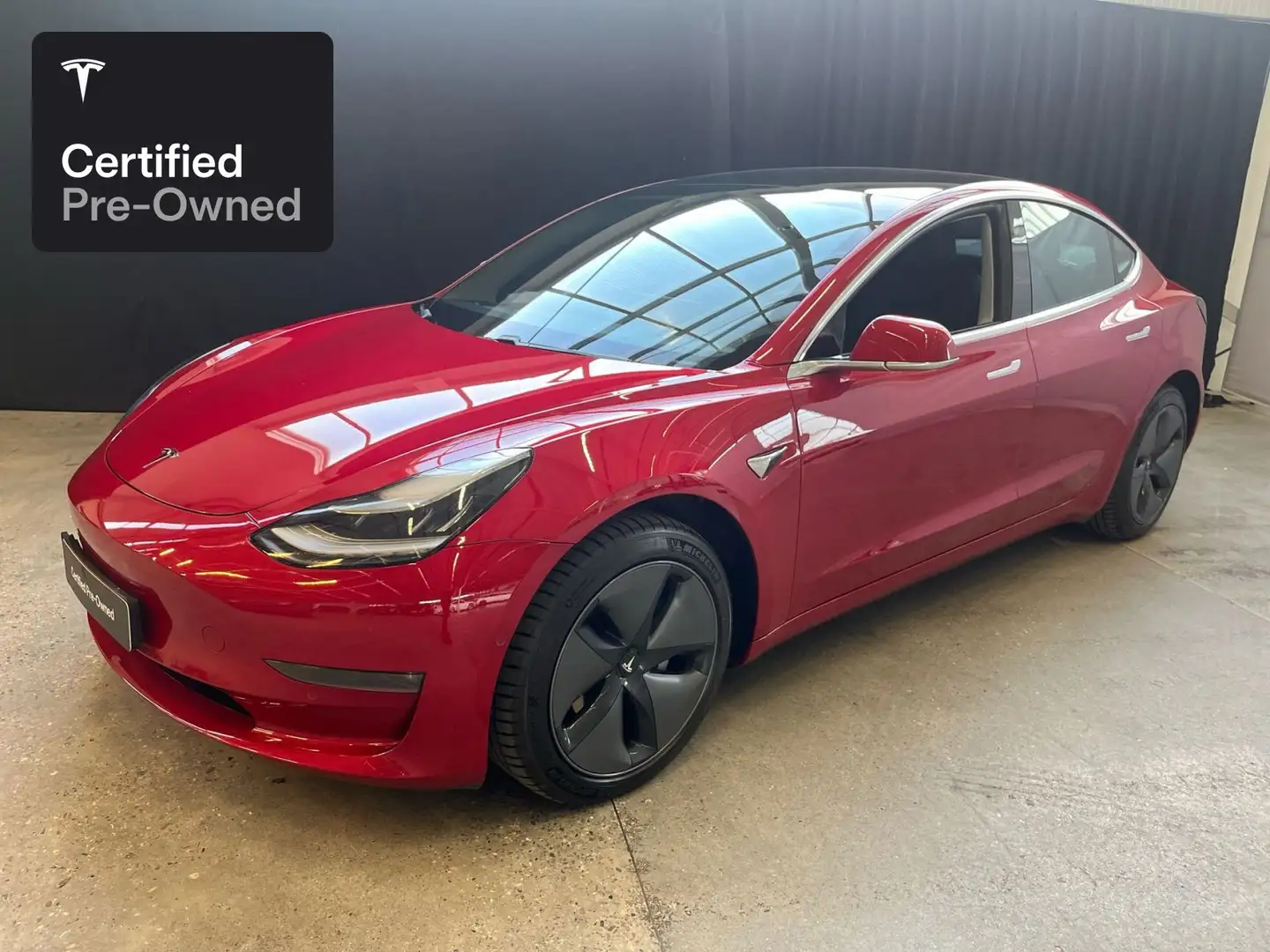 Tesla Model 3 Long Range AWD "Certified Pre-Owned" Rouge - 1