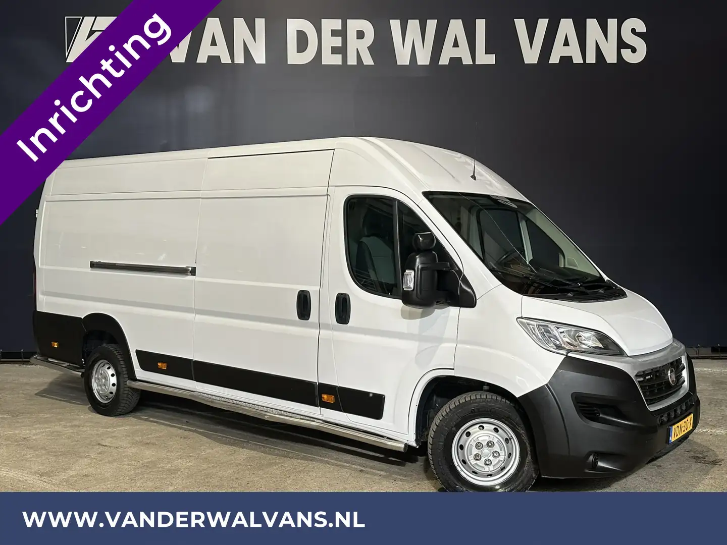 Fiat Ducato 3.0 NP 136 pk L4H2 Post NL inrichting Euro6 Airco Wit - 1