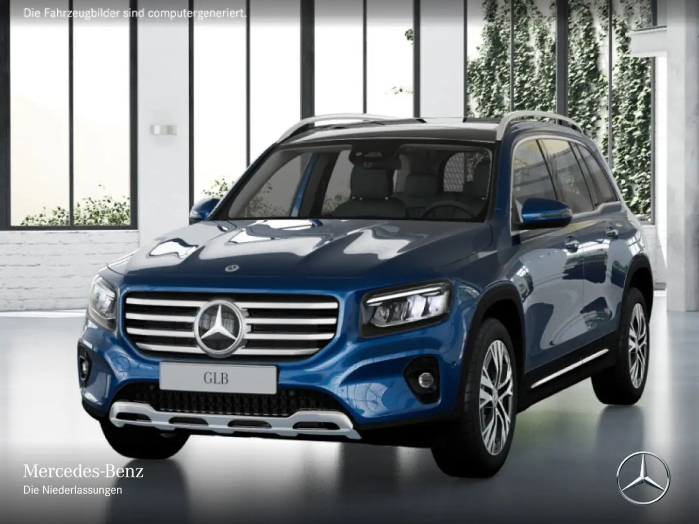 Mercedes-Benz GLB 200 PROGRESSIVE+PANO+AHK+LED+KAMERA+TOTW+7G Blau - 2