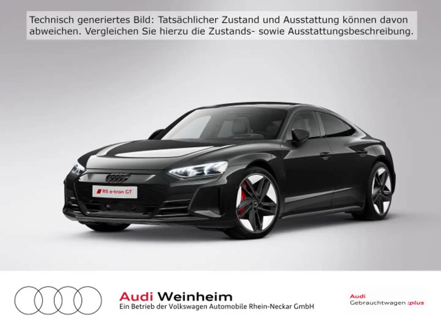 Audi e-tron GT e-tron GT RS Black Paket carbon exclusive uvm Чёрный - 2