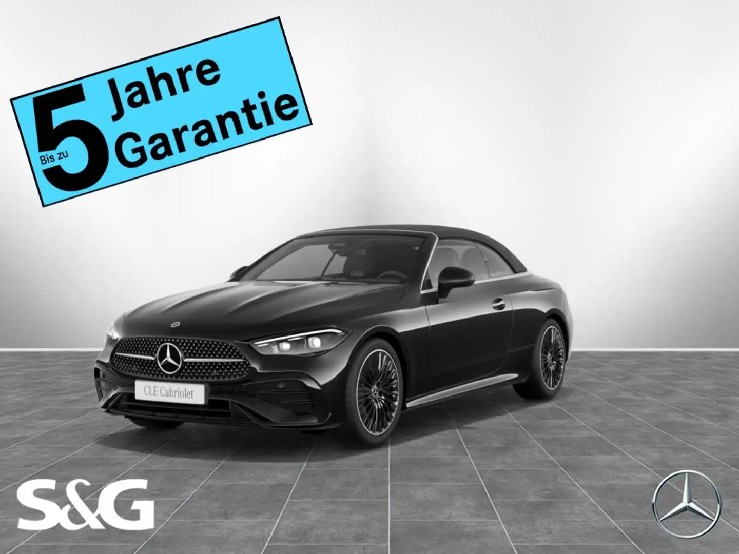 Mercedes-Benz CLE 200 AMG Cabriolet MBUX+RüKam+DIG-LED+Distron Schwarz - 1