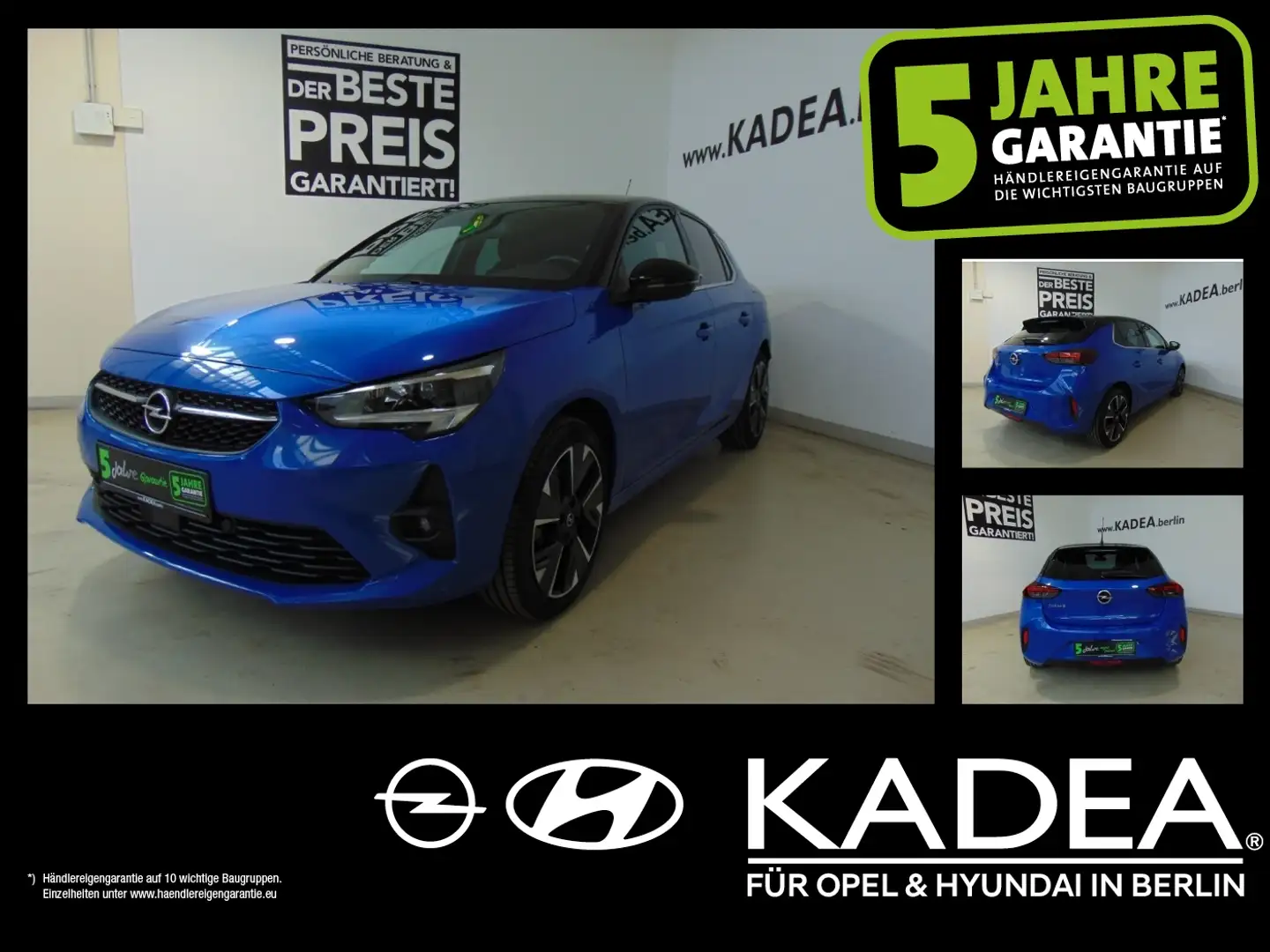 Opel Corsa F 180°Kamera,KlimaA,Lenk+Sitzhzg,Massage Blau - 1