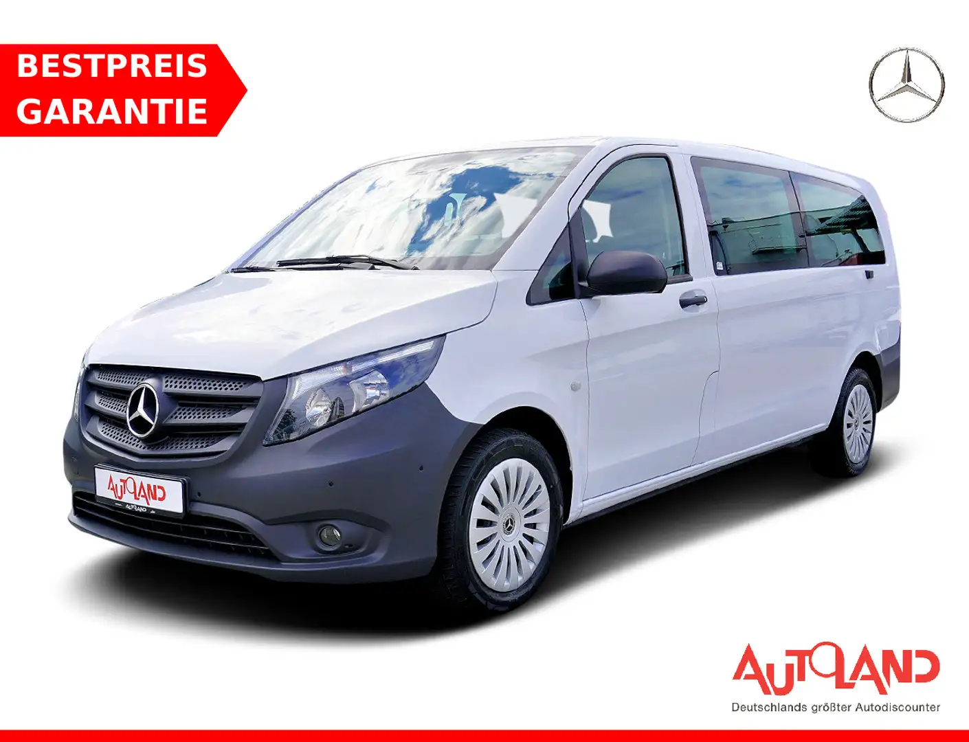 Mercedes-Benz Vito Tourer extralang 8-Sitzer Aut. Navi Kamera Te Bianco - 1