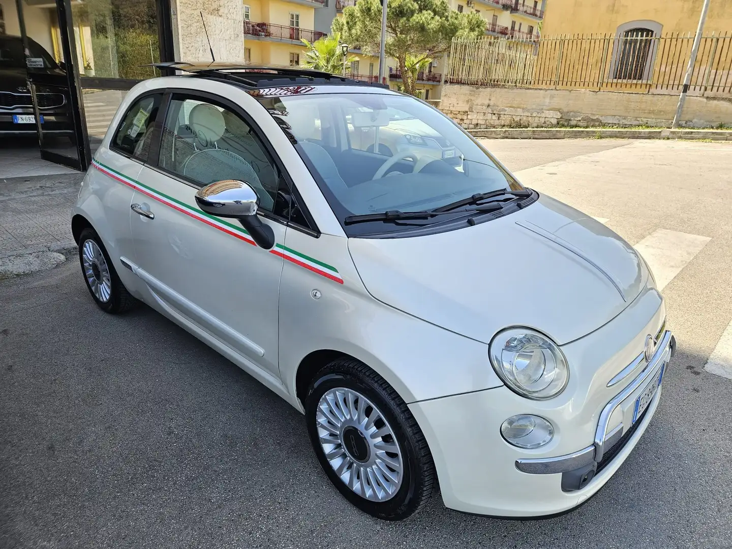 Fiat 500 500 1.2 Lounge 69cv Blanc - 2