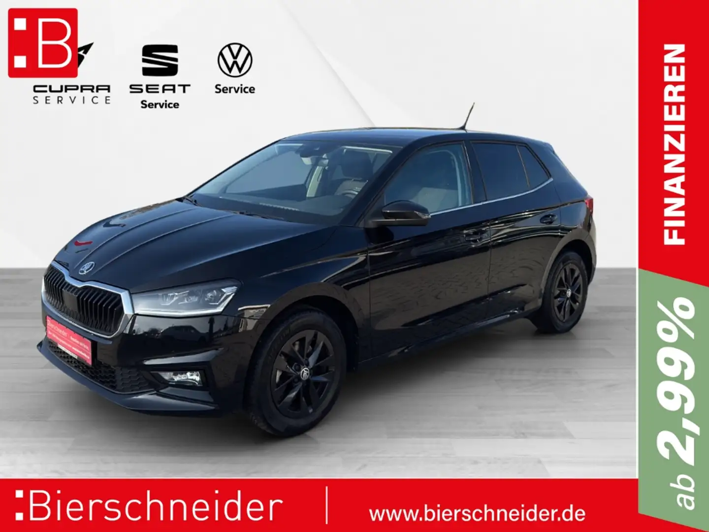 Skoda Fabia 1.0 TSI DSG Style VIRTUAL COCKPIT LED NAVI ACC DAB Schwarz - 1