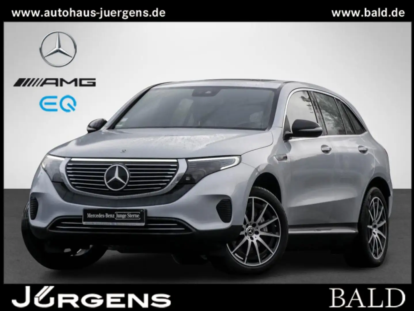 Mercedes-Benz EQC 400 4MATIC AMG-Sport+MLB+AHK+Cam+LED+SHD+SHZ Silber - 1
