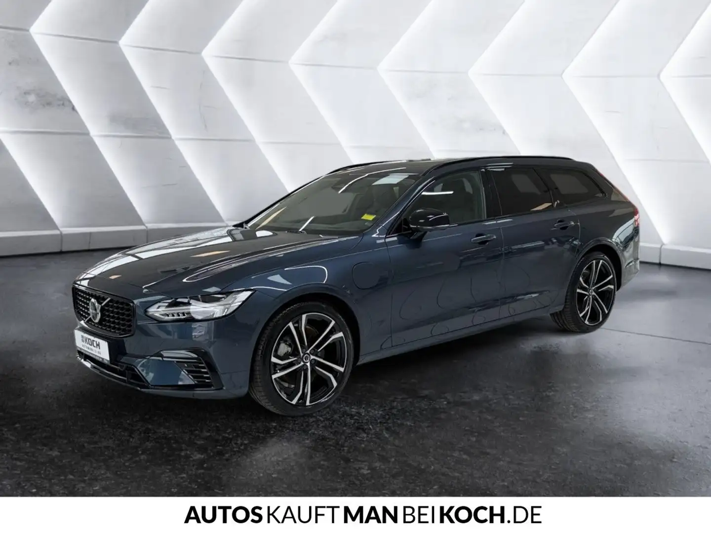 Volvo V90 T8 Plug-In AWD Ultra FOUR-C Bowers BLIS Bleu - 2