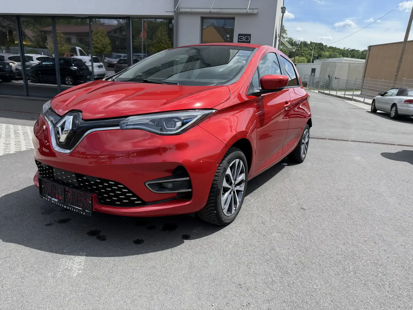 Renault ZOE Zoe Intens R135 Z.E.50 (52kWh Akkumiete KFz 6053 Rot - 1
