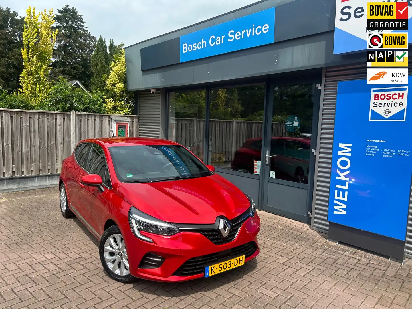 Renault Clio 1.6 E-Tech Hybrid 140 Intens Rood - 1
