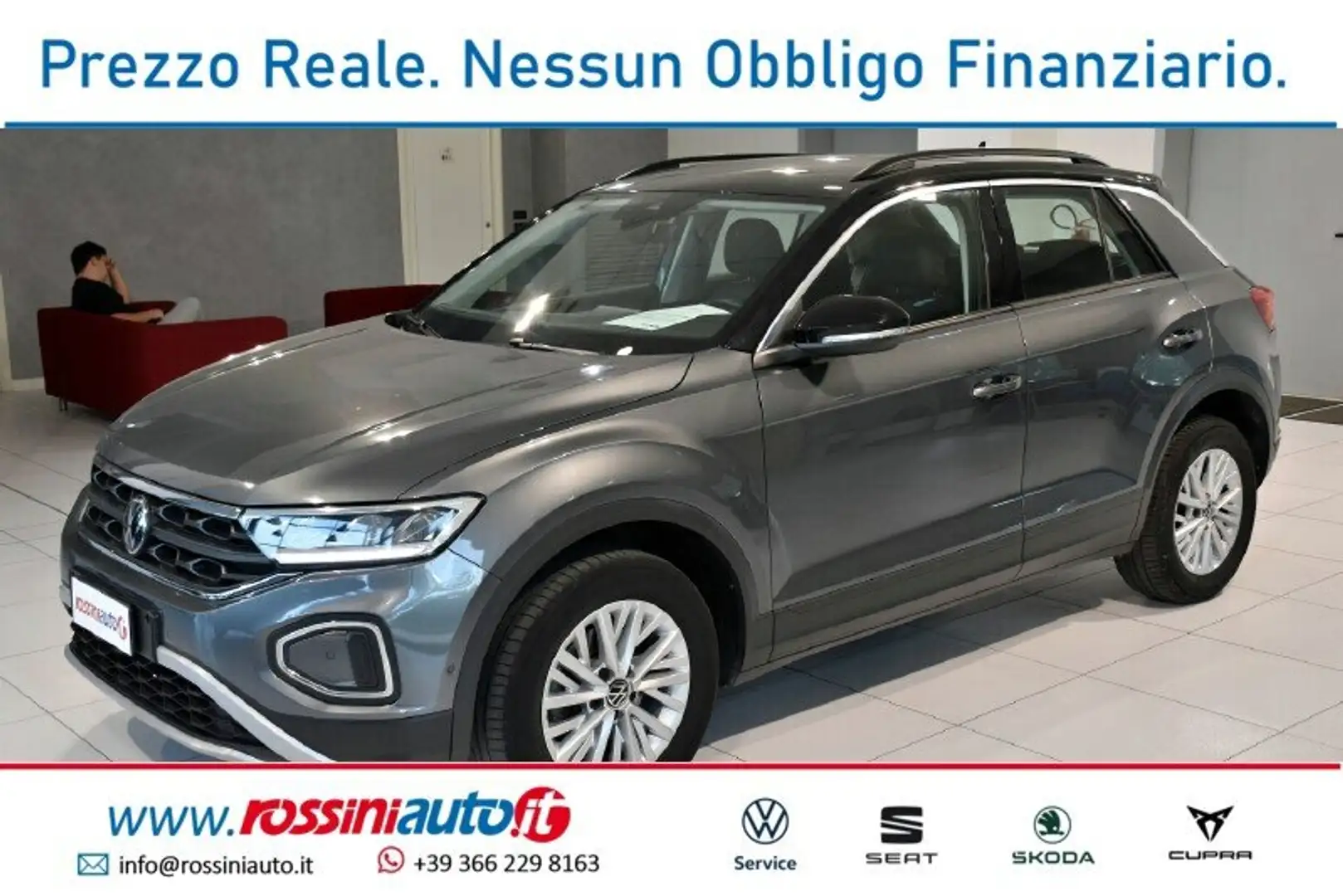 Volkswagen T-Roc 1.0 TSI 110 CV LIFE Gris - 1