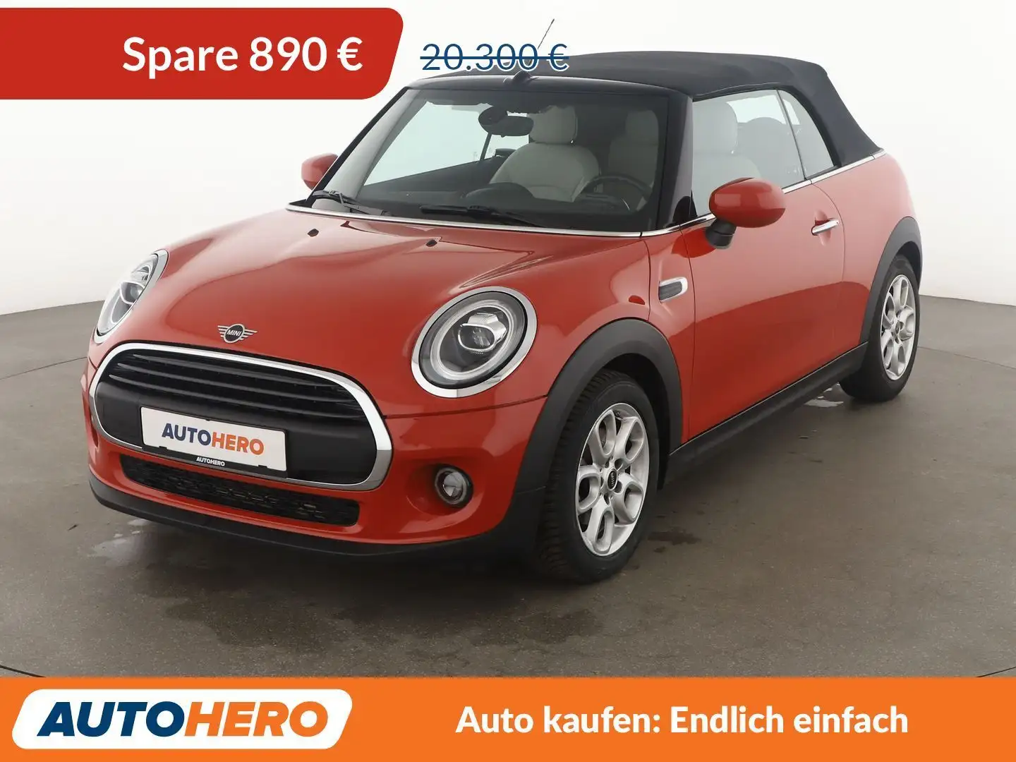 MINI One Cabrio One *NAVI*LED*TEMPO*PDC*SHZ* Оранжевый - 1