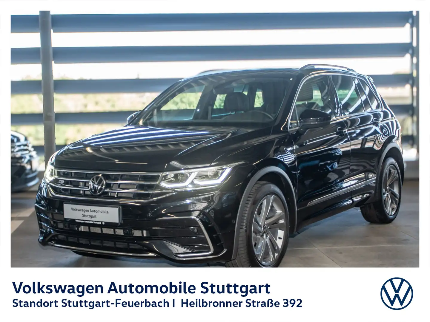 Volkswagen Tiguan R-Line 2.0 TDI DSG Navi Kamera AHK Schwarz - 2