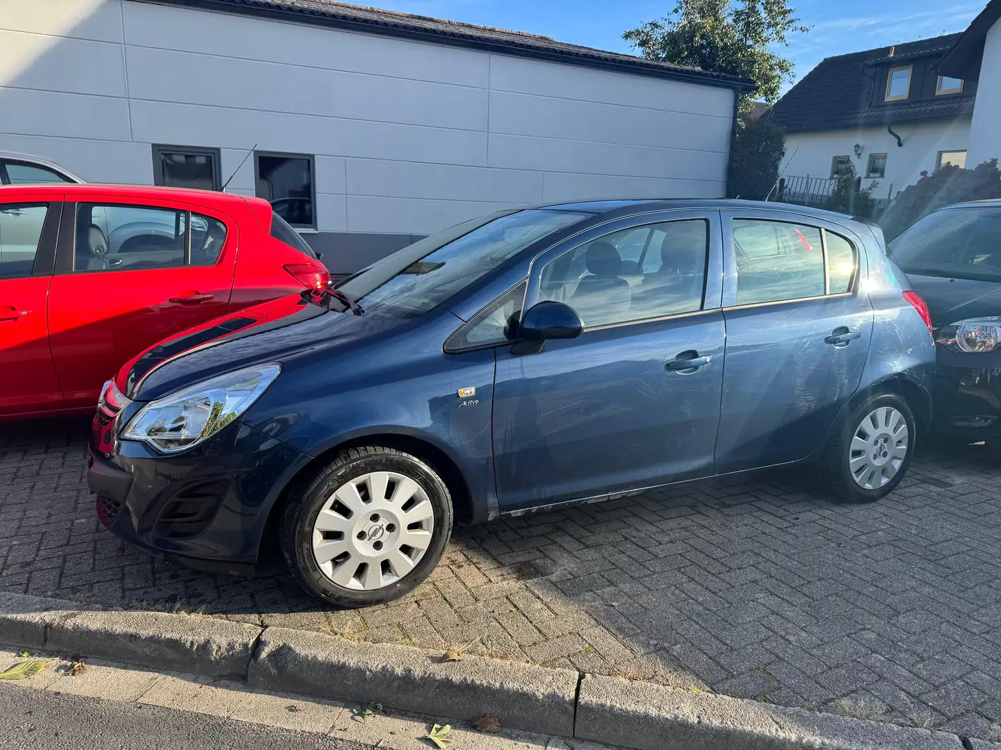 Opel Corsa Active Klima, El. Fenster 2te Hand Blau - 2