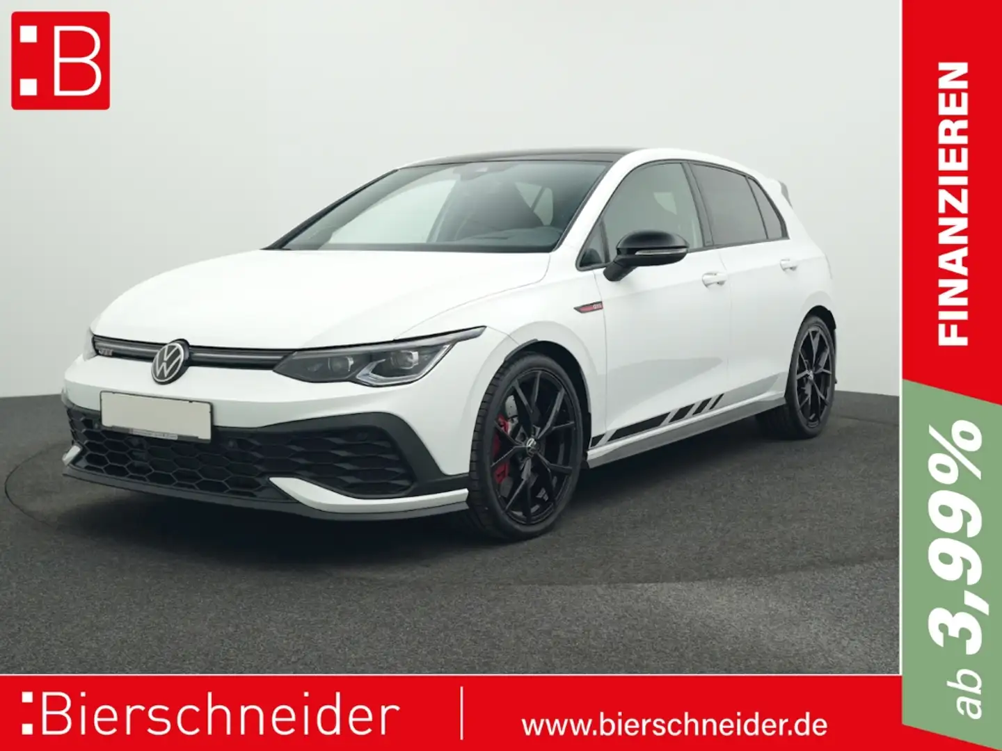 Volkswagen Golf GTI 8 2.0 TSI DSG Clubsport Blackstyle PANO HK IQ.LIGH Weiß - 1