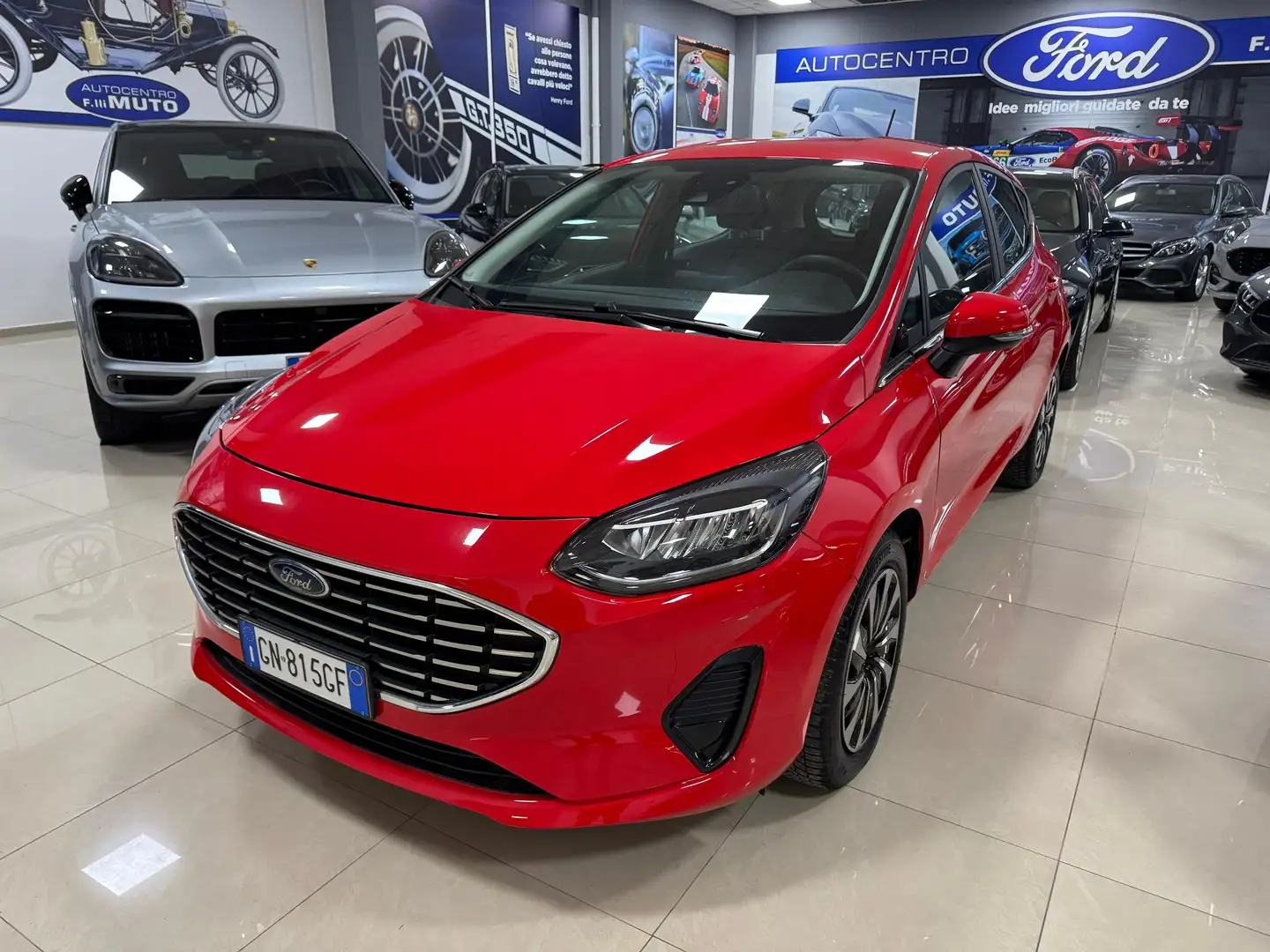 Ford Fiesta Fiesta 5p 1.1 Titanium 75cv AZIENDALE - OK NEOPAT. Rosso - 1