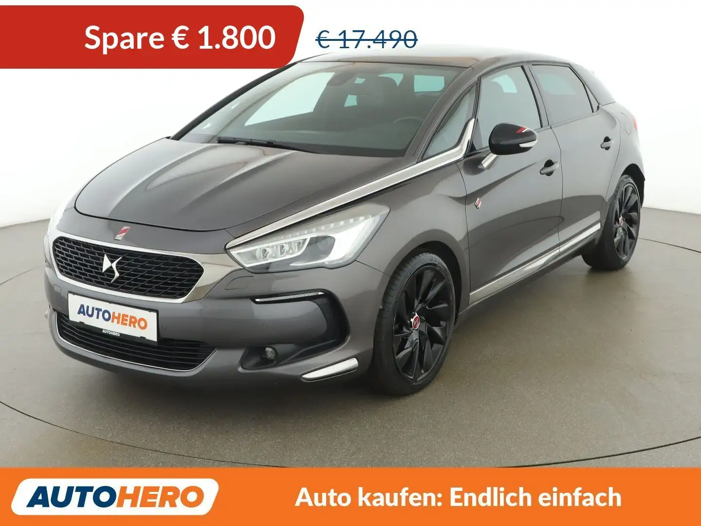 DS Automobiles DS 5 2.0 Blue-HDi Performance Line Aut. *XENON*CAM*PANO Grau - 1