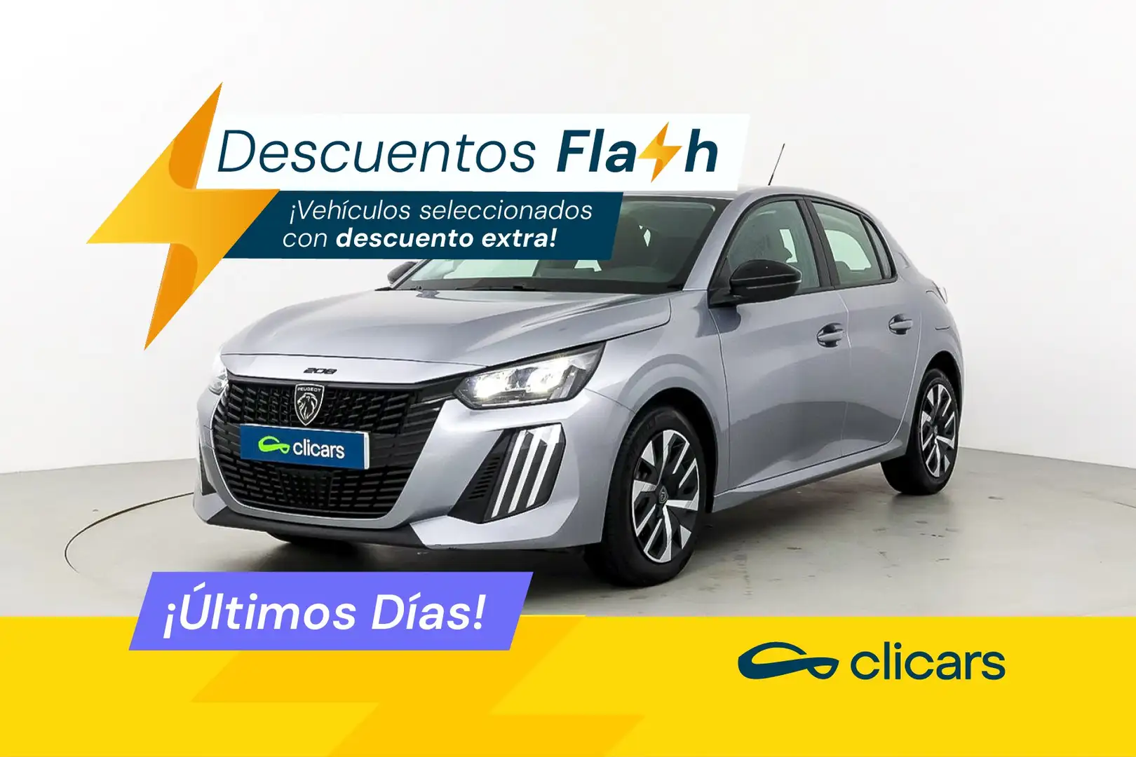 Peugeot 208 1.2 Puretech S&S Active 100 Plateado - 1