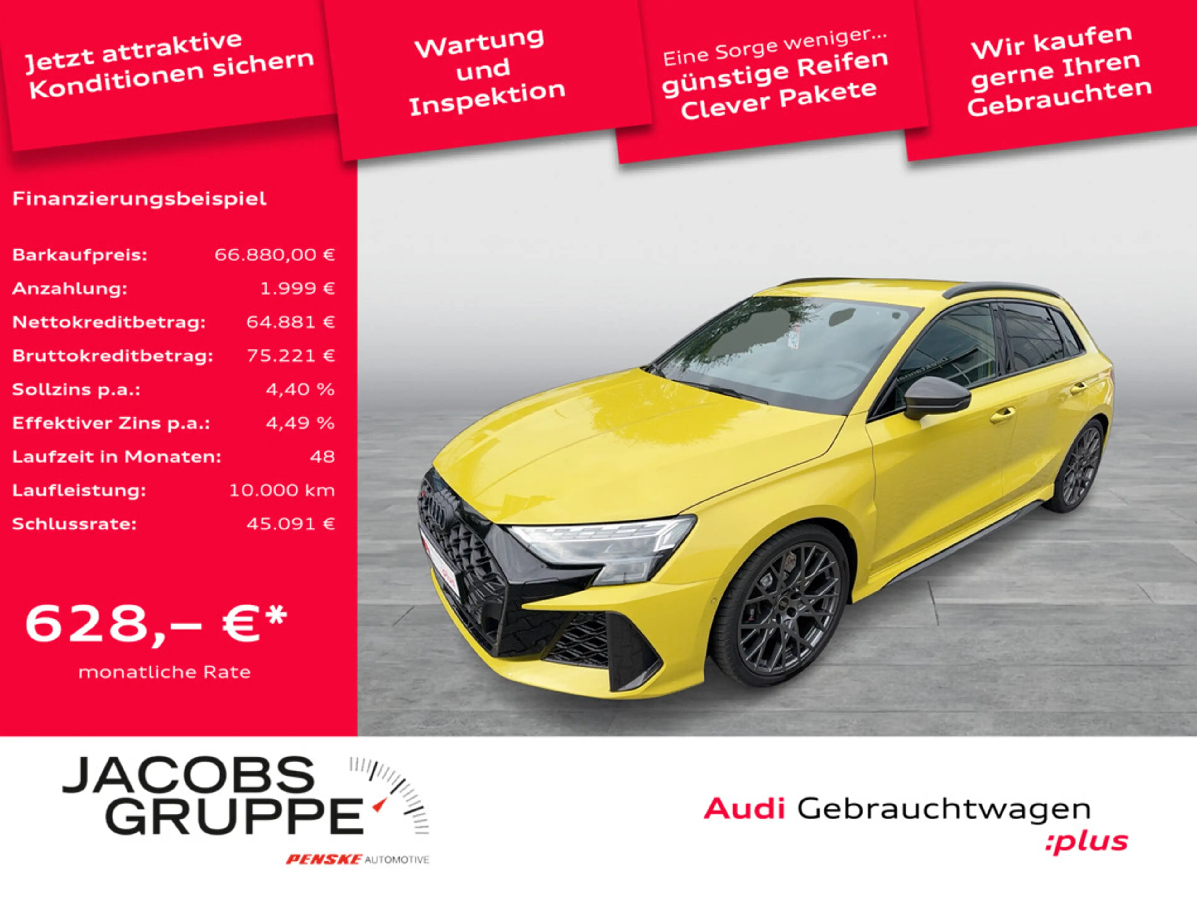 Audi RS3 Spb. RS-AGA/280km/h/90UPE/4xCarbon/Matrix/HuD/Sonos