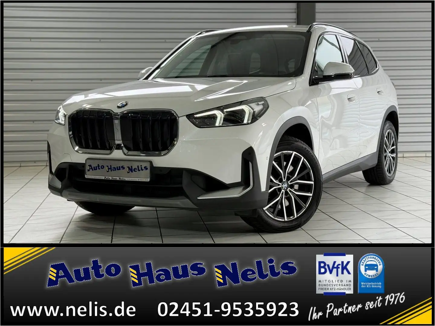 BMW X1 23i xDrive VC LED HUD DAB Keyless Assistent A Bianco - 1