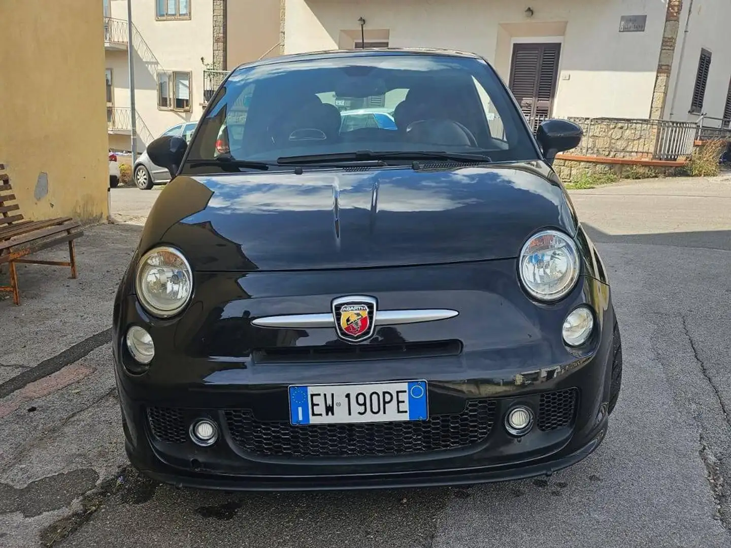 Abarth 500C 500C/595C 1.4 16v t. t-jet Custom 135cv E6 Schwarz - 2