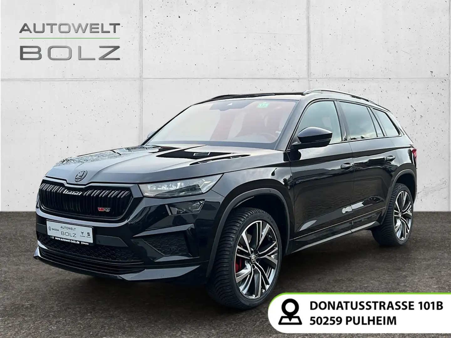 Skoda Kodiaq RS 4x4 2.0 TSI AHK Pano Navi Kamera DigiC Schwarz - 1