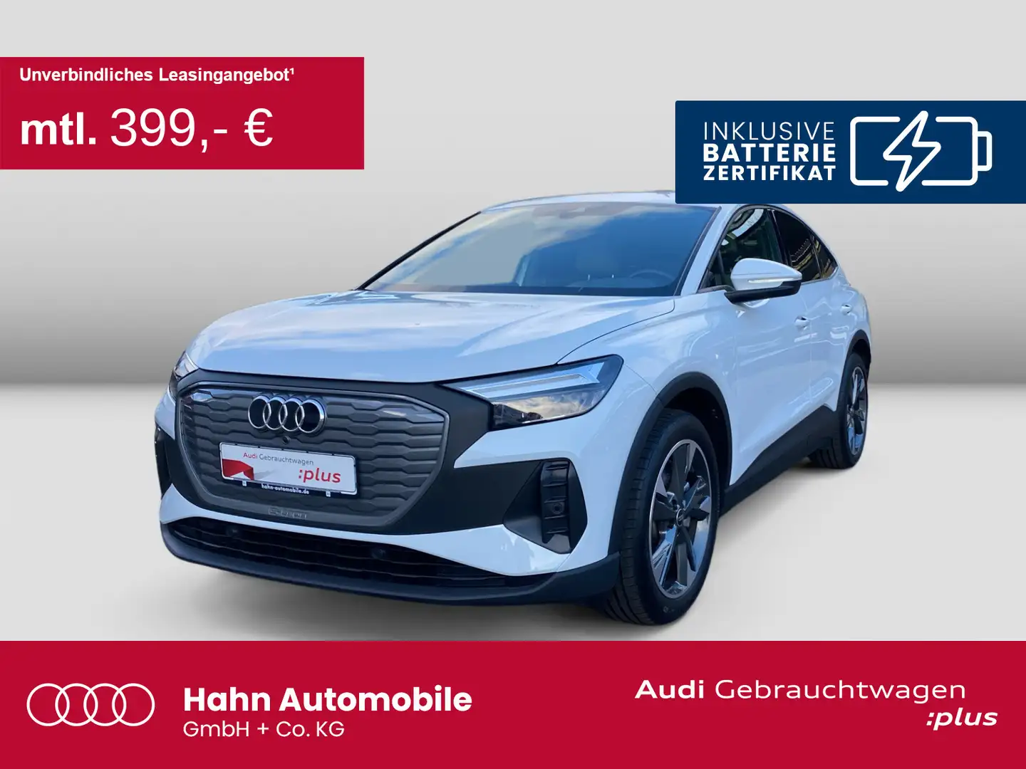 Audi Q4 e-tron Q4 Sportback 40e-tron qua S-Trc Virtual AHK ACC Weiß - 1