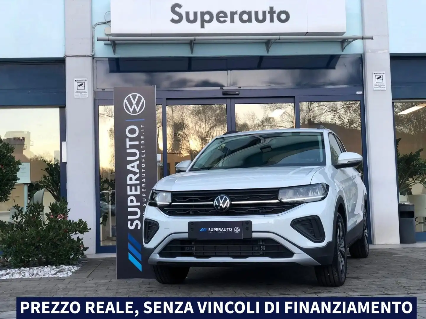 Volkswagen T-Cross 1.0 TSI 115 CV DSG *KM0*TECH PACK*CERCHI LEGA* Bianco - 1