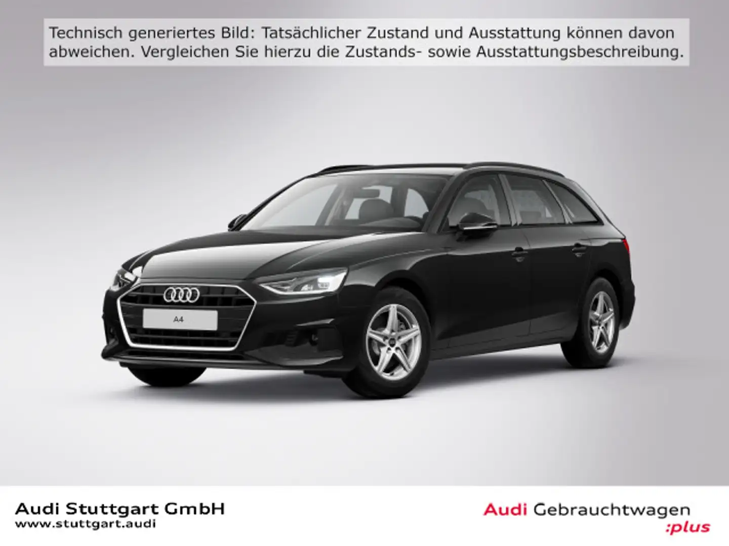 Audi A4 35 TDI AHK LED Sitzheizung PDC+Kamera Schwarz - 1