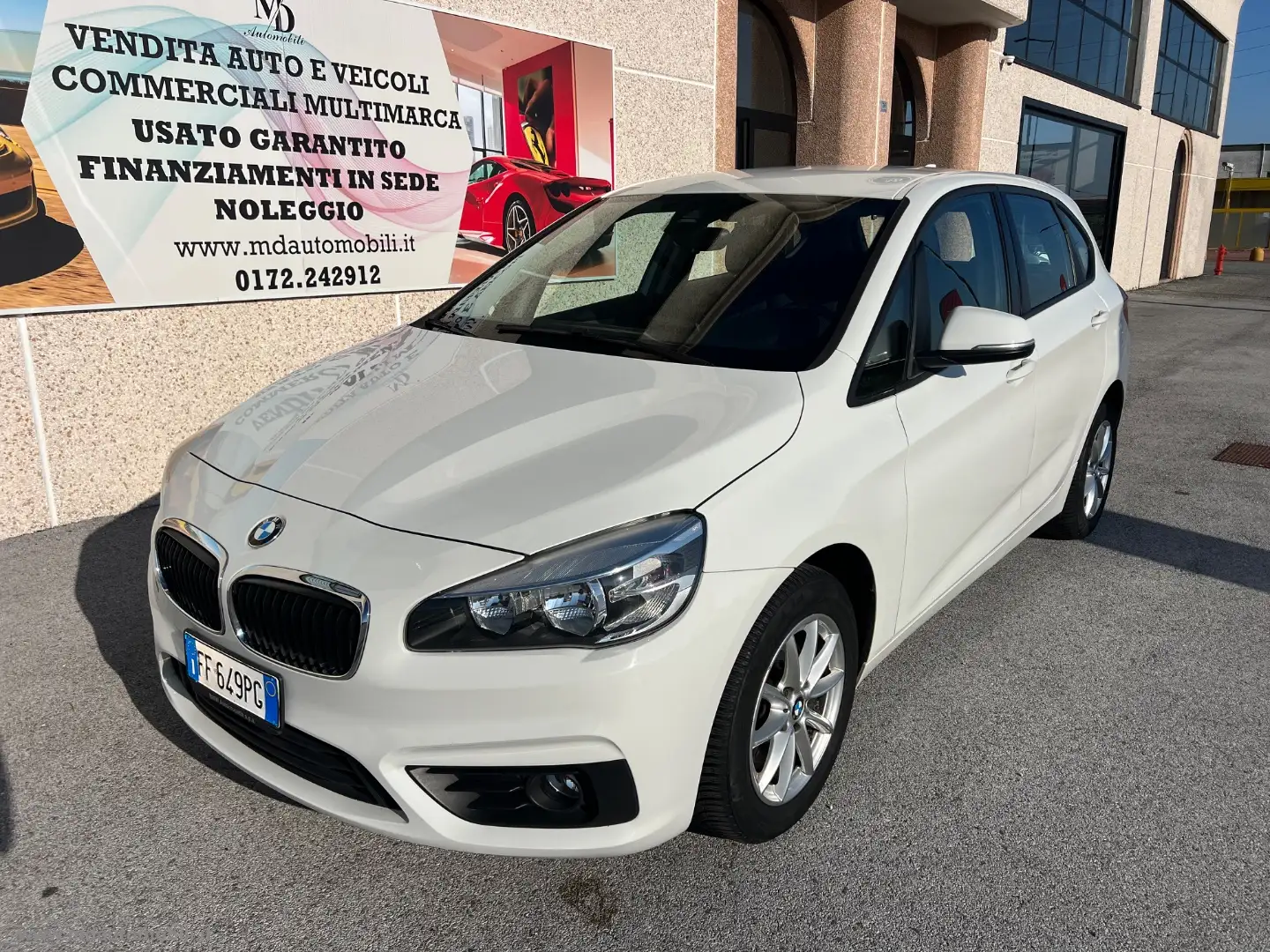 BMW 218 218i Active Tourer SOLO KM.96000 TAGLIANDI BMW Blanc - 1