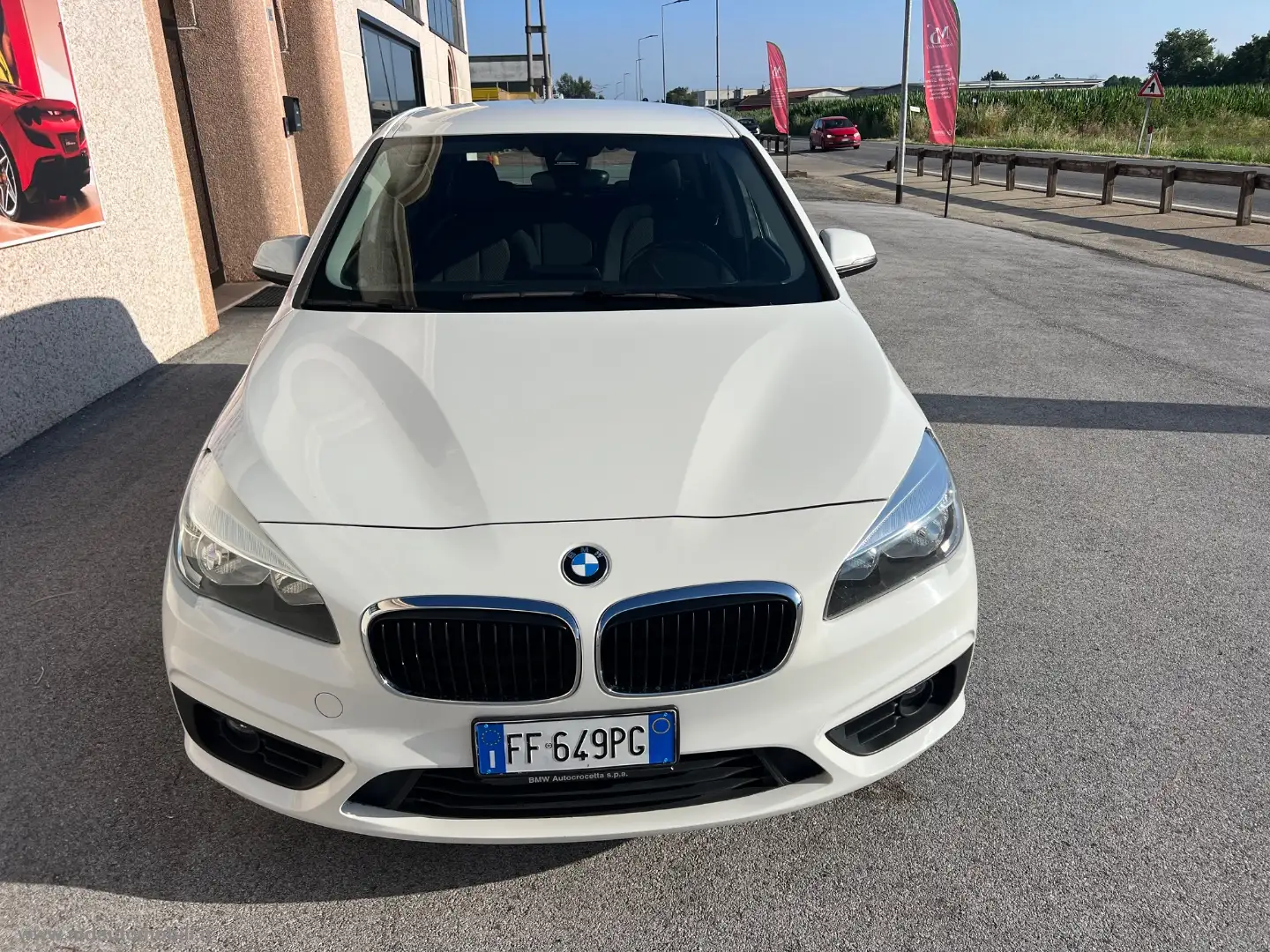 BMW 218 218i Active Tourer SOLO KM.96000 TAGLIANDI BMW Blanc - 2